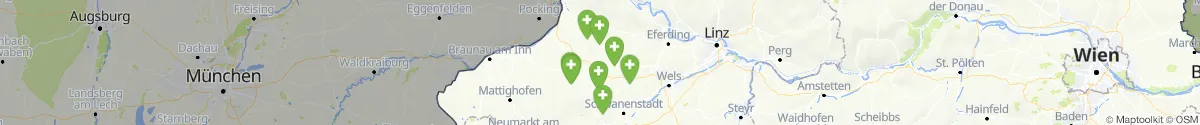 Map view for Pharmacies emergency services nearby Pram (Grieskirchen, Oberösterreich)